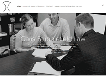 Tablet Screenshot of cstubblefieldlaw.com